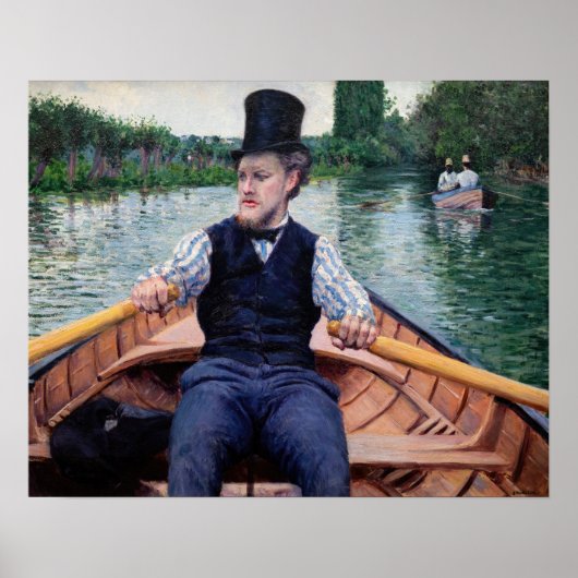 Gustave Caillebotte - Party für Boote Poster (Vorne)