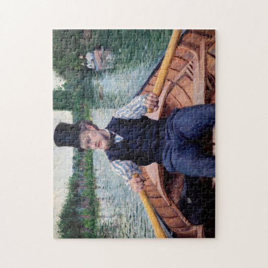Gustave Caillebotte - Party für Boote Puzzle (Vertikal)