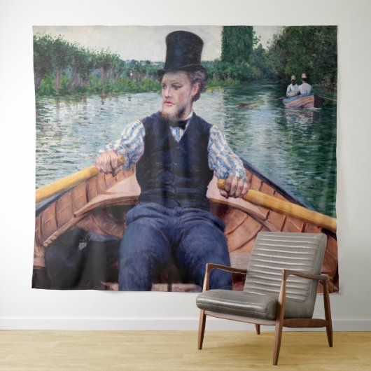 Gustave Caillebotte - Party für Boote Wandteppich (Beispiel (Horizontal))