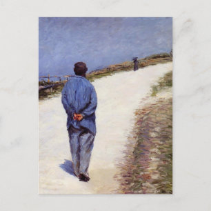 Gustave Caillebotte - Pere Magloire auf der Straße Postkarte