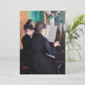 Gustave Caillebotte - Piano-Lektion Einladung (Stehend Vorderseite)