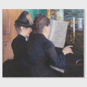 Gustave Caillebotte - Piano-Lektion Geschenkpapier (Flach)