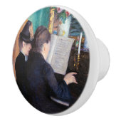 Gustave Caillebotte - Piano-Lektion Keramikknauf (Rechts)