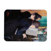 Gustave Caillebotte - Piano-Lektion Magnet (Horizontal)