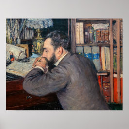 Gustave Caillebotte - Portrait von Henri Cordier Poster