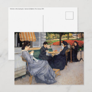 Gustave Caillebotte - Porträts auf dem Lande Postkarte