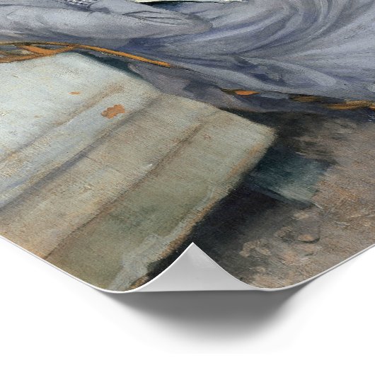 Gustave Caillebotte - Porträts im Grünen Poster (Ecke)