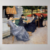 Gustave Caillebotte - Porträts im Grünen Poster (Vorne)