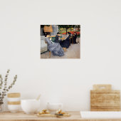 Gustave Caillebotte - Porträts im Grünen Poster (Küche)