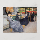 Gustave Caillebotte - Porträts im Grünen Postkarte (Vorderseite)