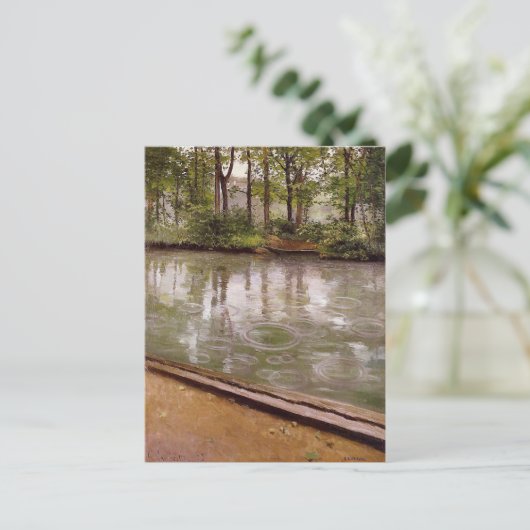Gustave Caillebotte Postkarte (Stehend Vorderseite)