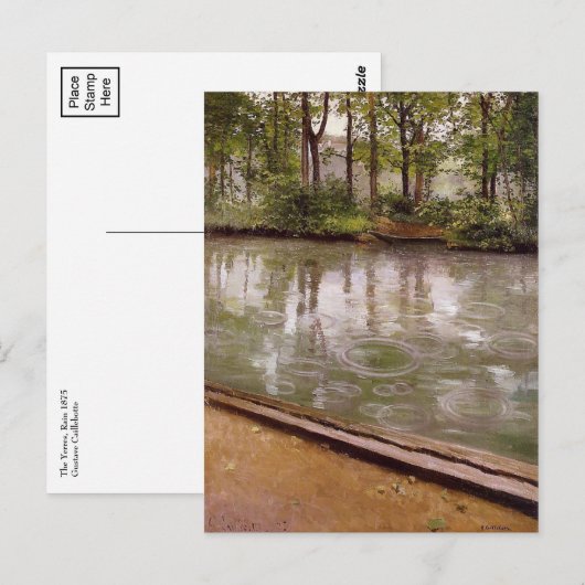 Gustave Caillebotte Postkarte (Vorne/Hinten)