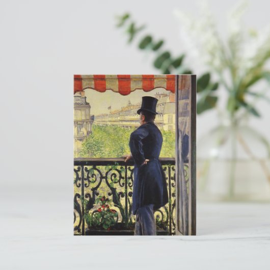 Gustave Caillebotte Postkarte (Stehend Vorderseite)