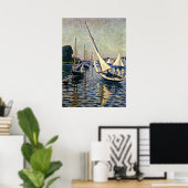 Gustave Caillebotte: Regatta bei Argenteuil Poster (Heimbüro)