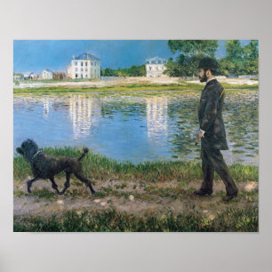 Gustave Caillebotte - Richard Gallo und Sein Hund Poster