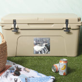 Gustave Caillebotte - Rooftops im Schnee Aufkleber (Kühler)