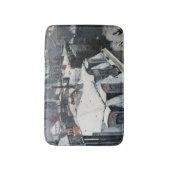 Gustave Caillebotte - Rooftops im Schnee Badematte (Vorderseite Vertikal)