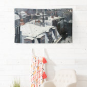 Gustave Caillebotte - Rooftops im Schnee Banner (Insitu)