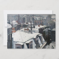 Gustave Caillebotte - Rooftops im Schnee