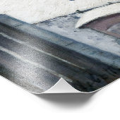 Gustave Caillebotte - Rooftops im Schnee Fotodruck (Ecke)