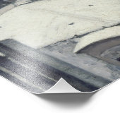 Gustave Caillebotte - Rooftops im Schnee Fotodruck (Ecke)