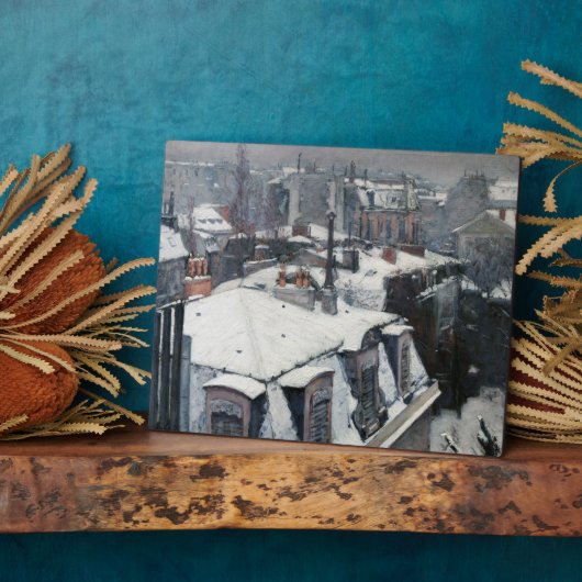 Gustave Caillebotte - Rooftops im Schnee Fotoplatte (Seite)