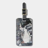 Gustave Caillebotte - Rooftops im Schnee Gepäckanhänger (Vorderseite vertikal)