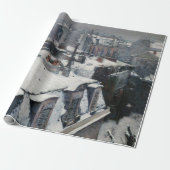 Gustave Caillebotte - Rooftops im Schnee Geschenkpapier (Ungerollt)