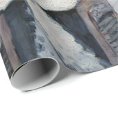 Gustave Caillebotte - Rooftops im Schnee Geschenkpapier (Rolleneckpunkt)