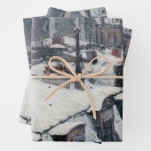 Gustave Caillebotte - Rooftops im Schnee Geschenkpapier Set (Beispiel)