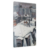 Gustave Caillebotte - Rooftops im Schnee Klemmbrett (Rechts)