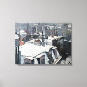 Gustave Caillebotte - Rooftops im Schnee Leinwanddruck (Vorderseite)