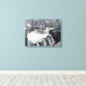 Gustave Caillebotte - Rooftops im Schnee Leinwanddruck (Insitu (Holzboden))