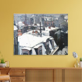 Gustave Caillebotte - Rooftops im Schnee Leinwanddruck (Insitu (Wohnzimmer))