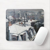 Gustave Caillebotte - Rooftops im Schnee Mousepad (Mit Mouse)