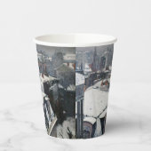 Gustave Caillebotte - Rooftops im Schnee Pappbecher (Links)