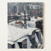 Gustave Caillebotte - Rooftops im Schnee Planer (Rückseite)