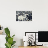 Gustave Caillebotte - Rooftops im Schnee Poster (Heimbüro)