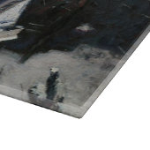 Gustave Caillebotte - Rooftops im Schnee Schneidebrett (Ecke)