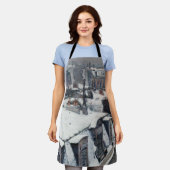 Gustave Caillebotte - Rooftops im Schnee Schürze (Getragen)