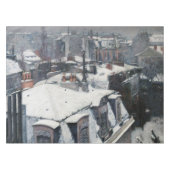 Gustave Caillebotte - Rooftops im Schnee Tischdecke (Vorderseite (Horizontal))