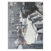Gustave Caillebotte - Rooftops im Schnee Tischdecke (Vorderseite)