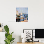 Gustave Caillebotte - Segelboote in Argenteuil Poster (Heimbüro)