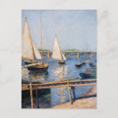 Gustave Caillebotte - Segelboote in Argenteuil Postkarte (Vorderseite)