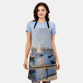 Gustave Caillebotte - Segelboote in Argenteuil Schürze