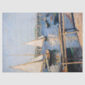 Gustave Caillebotte - Segelboote in Argenteuil Seidenpapier (Vorderseite)