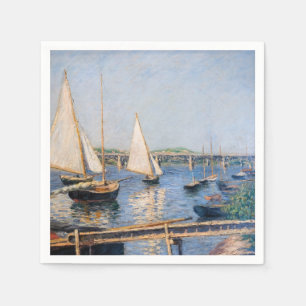 Gustave Caillebotte - Segelboote in Argenteuil Serviette