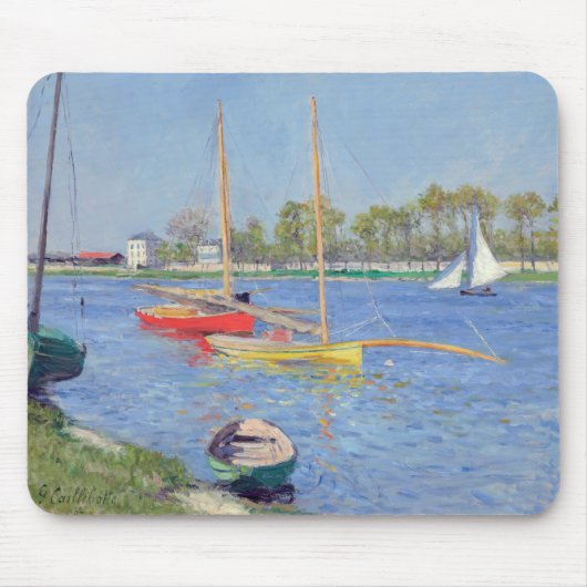 Gustave Caillebotte - Seine in Argenteuil Mousepad (Vorne)