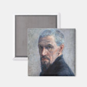 Gustave Caillebotte - Selbstportrait Magnet (Vorderseite/Rückseite)