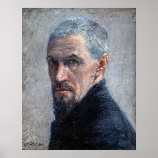 Gustave Caillebotte - Selbstportrait Poster (Vorne)